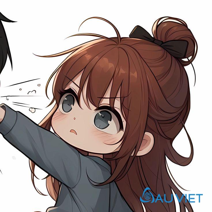 Khi chibi nữ cười, mọi thứ xung quanh dường như cũng rạng rỡ theo.
