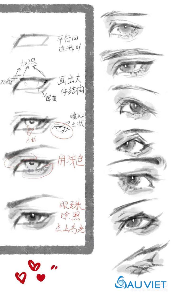 Muốn nhân vật của bạn trở nên sống động hơn? Hãy tập trung vào vẽ mắt anime!